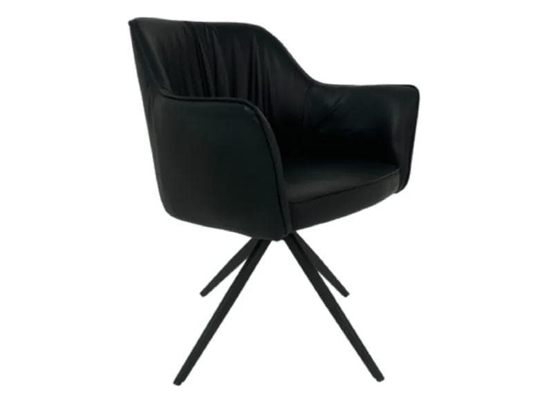 ROTATABLE BLACK CHAIR