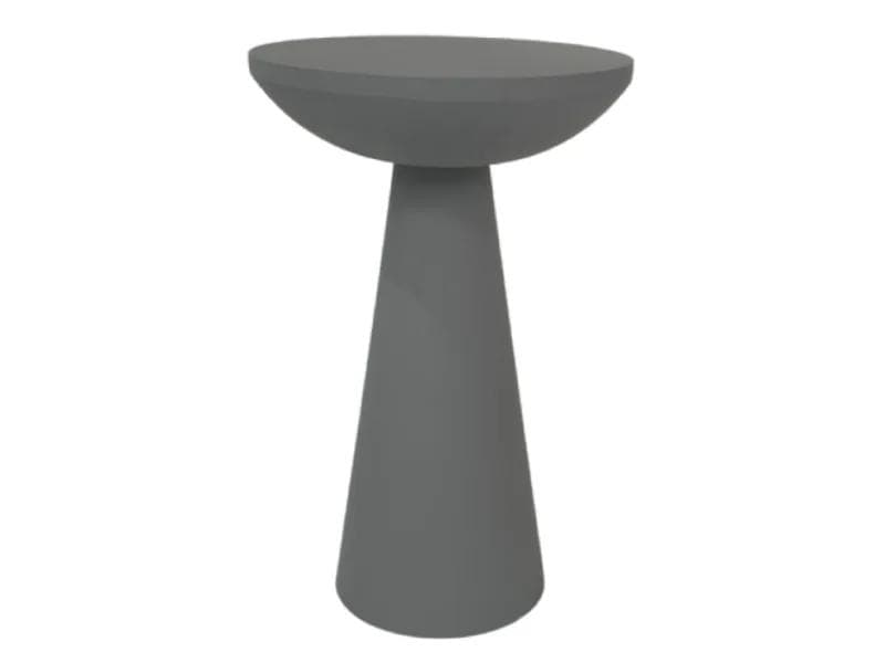GRAY WOODEN STOOL